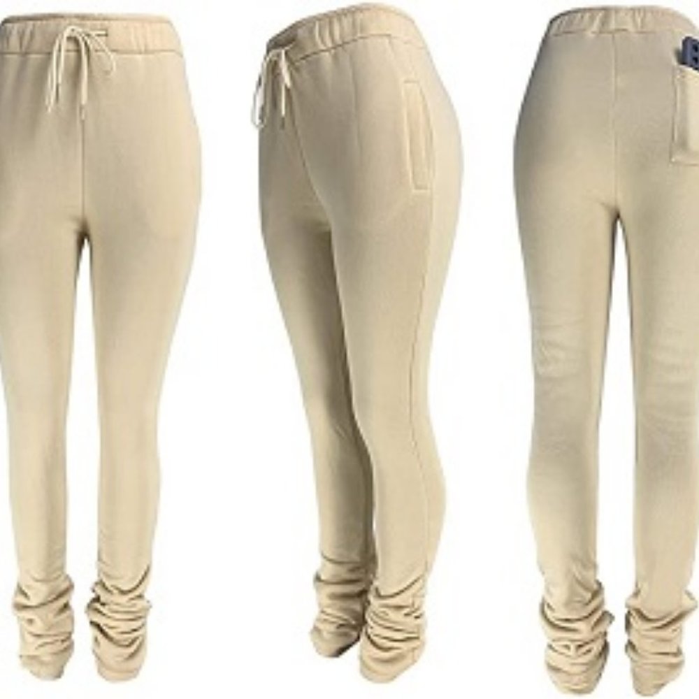 Womens Stacked Leg Jogger